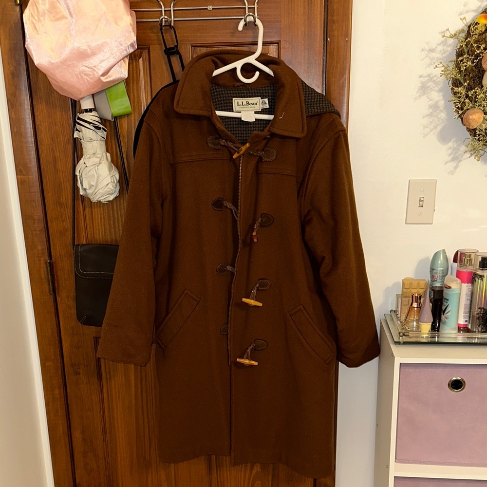 LL Bean wool coat